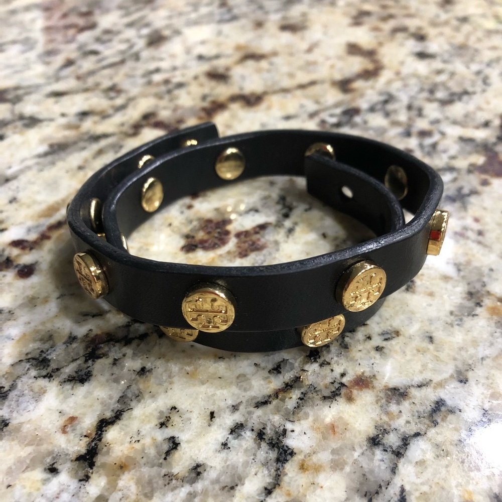 Tory Burch Leather Wrap Bracelet